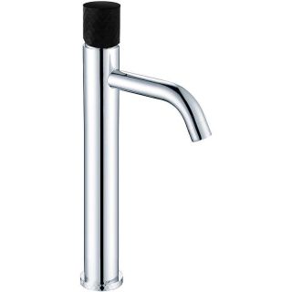 Смеситель для раковины Boheme Stick Diamond 122-CRB хром/чёрный